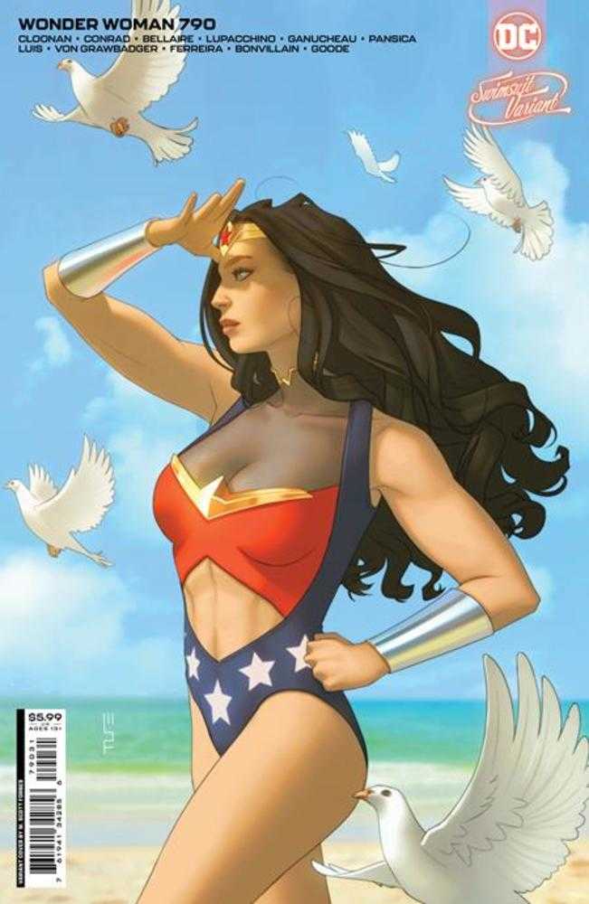 DC Comics COMIC BOOK VF/NM Wonder Woman #790 Cover C W Scott Forbes Swimsuit Card Stock Variant