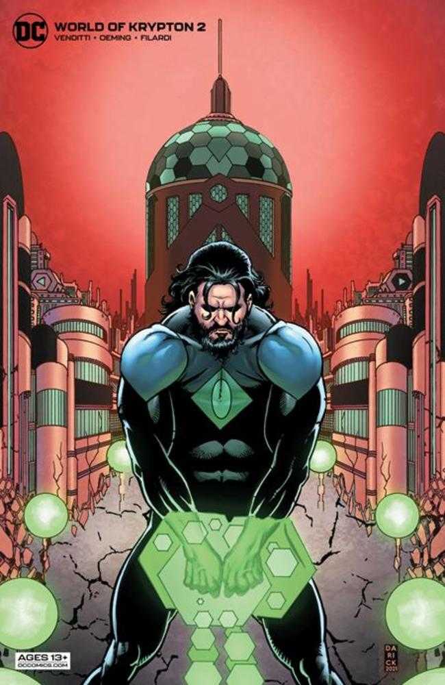 DC Comics COMIC BOOK VF/NM World Of Krypton #2 (Of 6) Cover B Darick Robertson Card Stock Variant