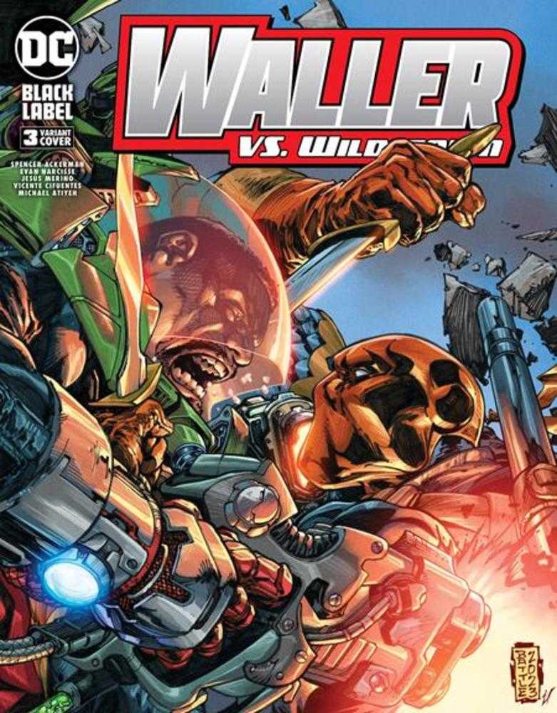 DC Comics COMIC BOOK Waller vs Wildstorm #3 (Of 4) Cover B Eric Battle Variant (Mature)