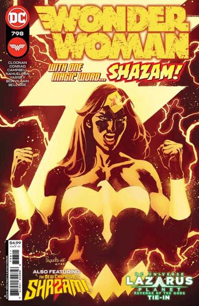 DC Comics COMIC BOOK Wonder Woman #798 Cover A Yanick Paquette (Revenge Of The Gods)