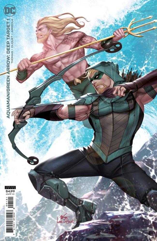 DC Comics COMIC BOOKS Aquaman Green Arrow Deep Target #1 (Of 7) Cover B Inhyuk Lee Card Stock Variant