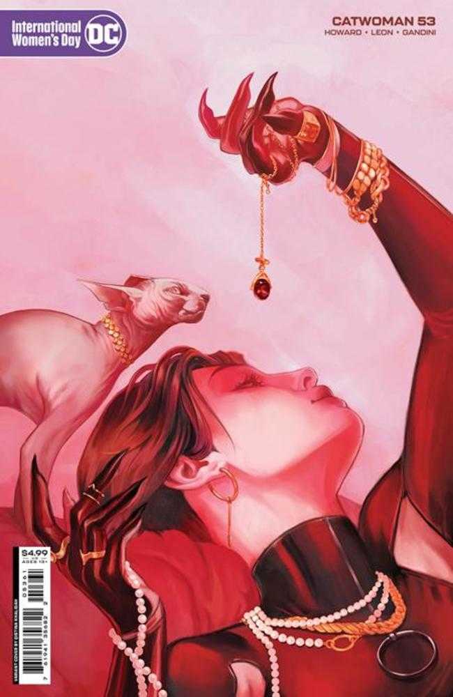 DC Comics COMIC BOOKS Catwoman #53 Cover F Qistina Khalidah International Womens Day Card Stock Variant