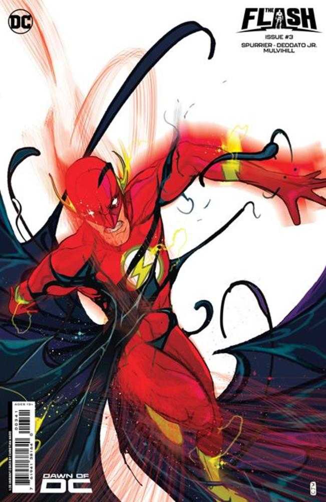 DC Comics COMIC BOOKS Flash #3 Cover D 1 in 25 Christian Ward Card Stock Variant
