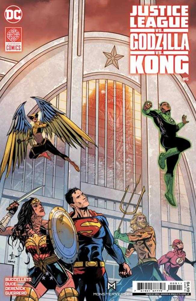 DC Comics COMIC BOOKS Justice League vs Godzilla vs Kong #5 (Of 7) Cover A Drew Johnson