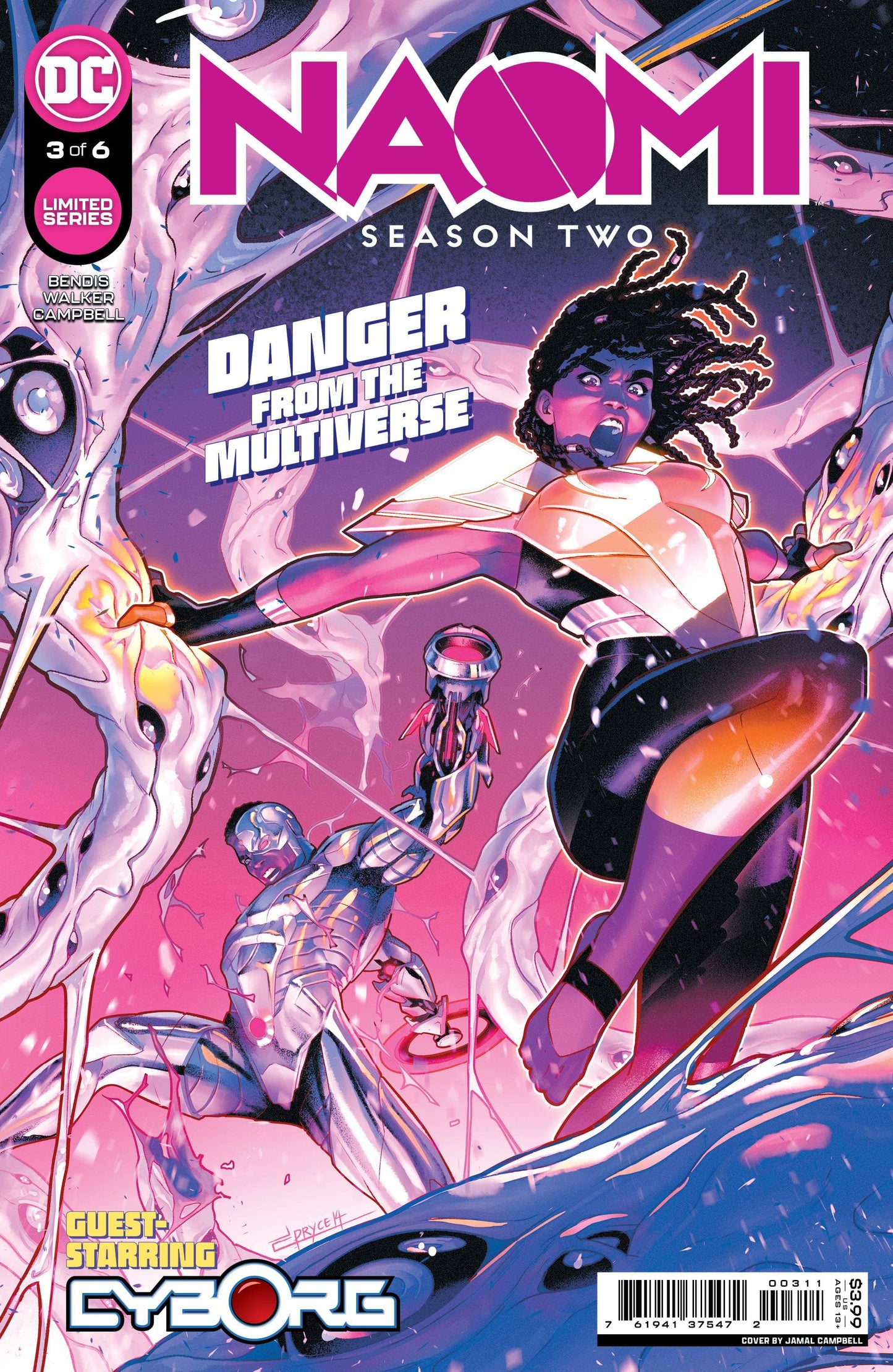 DC COMICS COMIC BOOKS NAOMI SEASON TWO #3