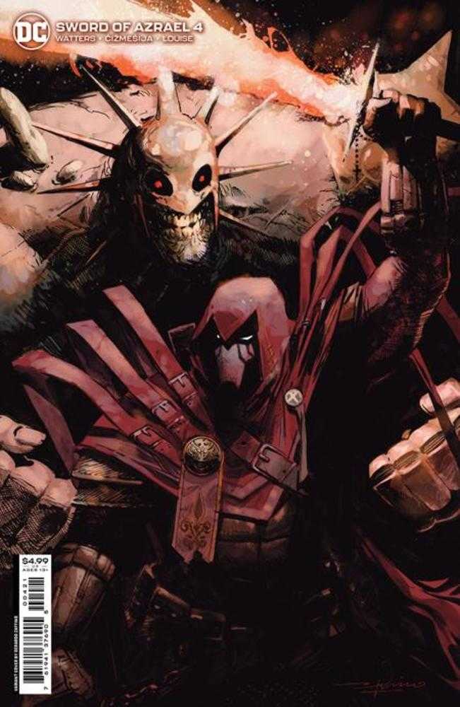 DC Comics COMIC BOOKS Sword Of Azrael #4 (Of 6) Cover B Gerardo Zaffino Card Stock Variant