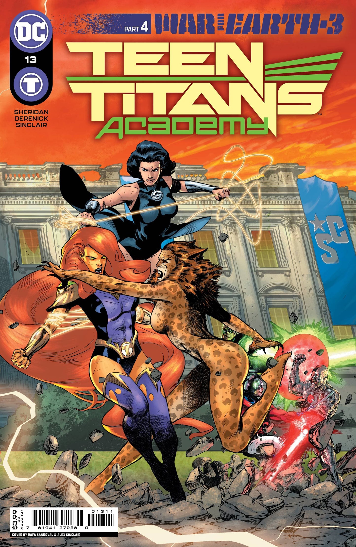 DC COMICS COMIC BOOKS TEEN TITANS ACADEMY #13 CVR A SANDOVAL