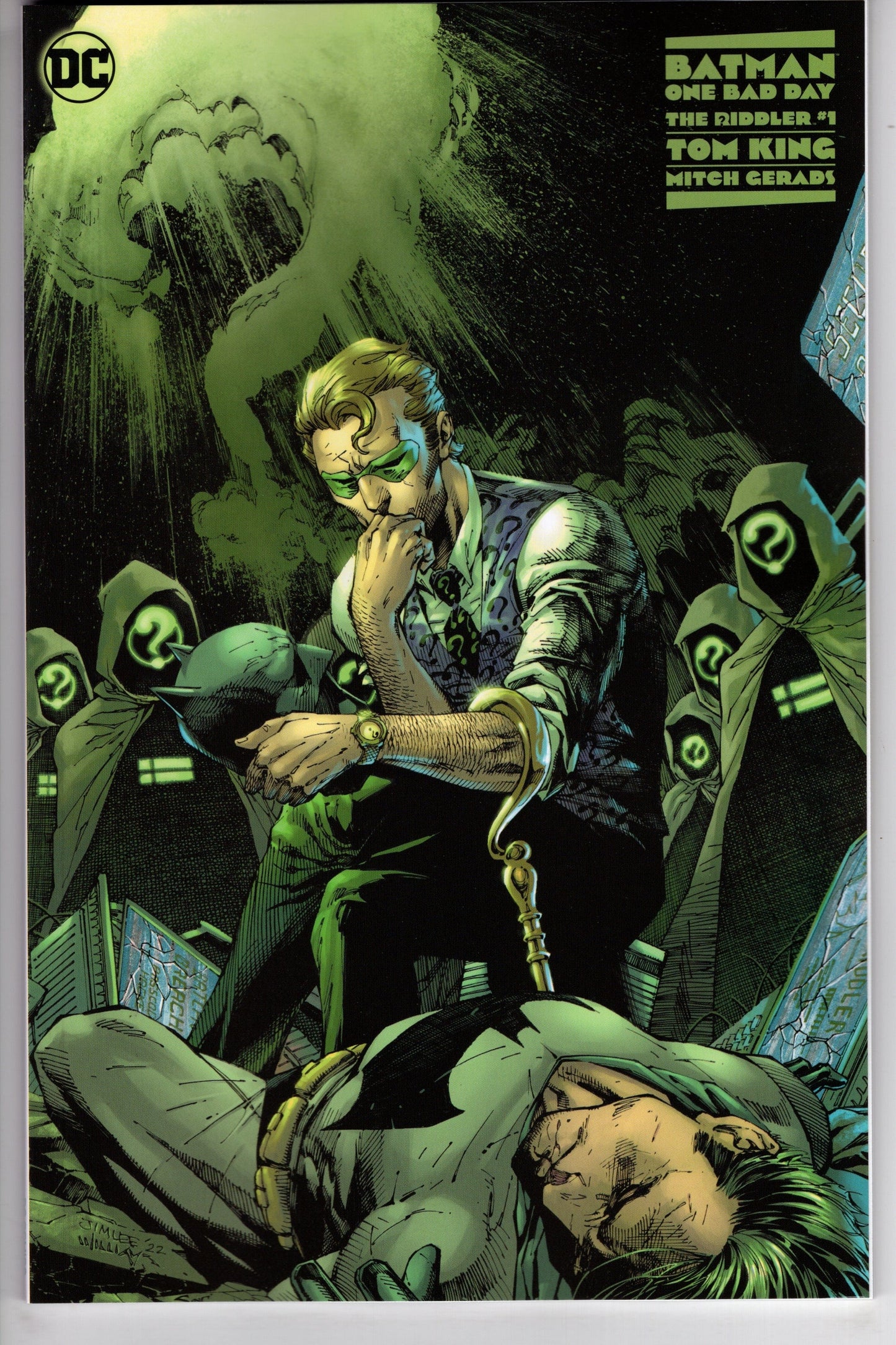 DC Comics COMIC BOOKS VF/NM Batman One Bad Day The Riddler #1 (One Shot) Cover B Jim Lee Variant