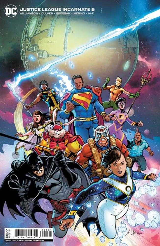 DC Comics COMIC BOOKS VF/NM Justice League Incarnate #5 (Of 5) Cover C 1 in 25 Andrei Bressan Card Stock Variant