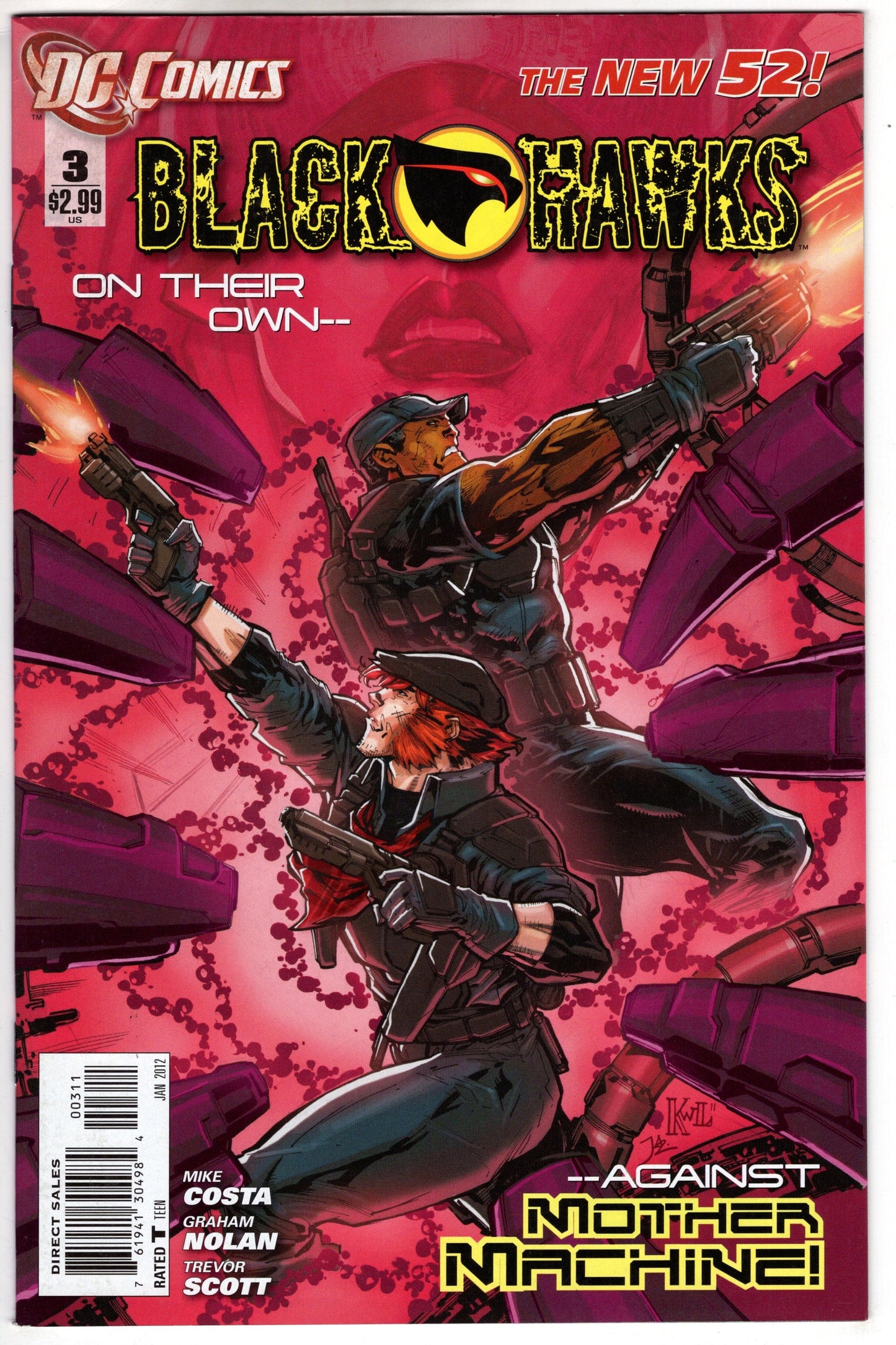 DC COMICS Comics FN/VF BLACKHAWKS #3