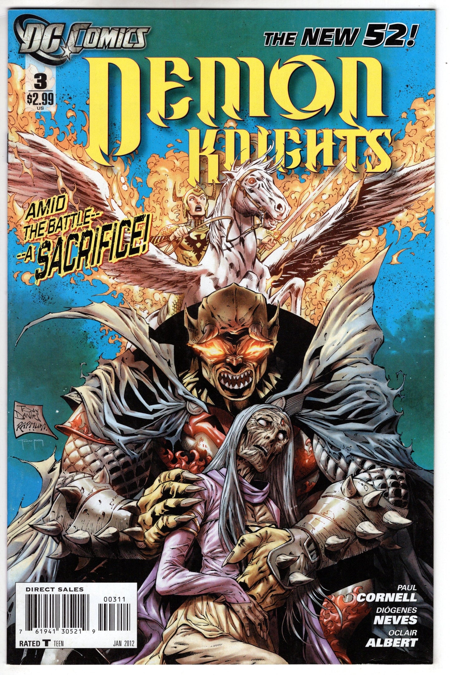 DC COMICS Comics FN/VF DEMON KNIGHTS #3