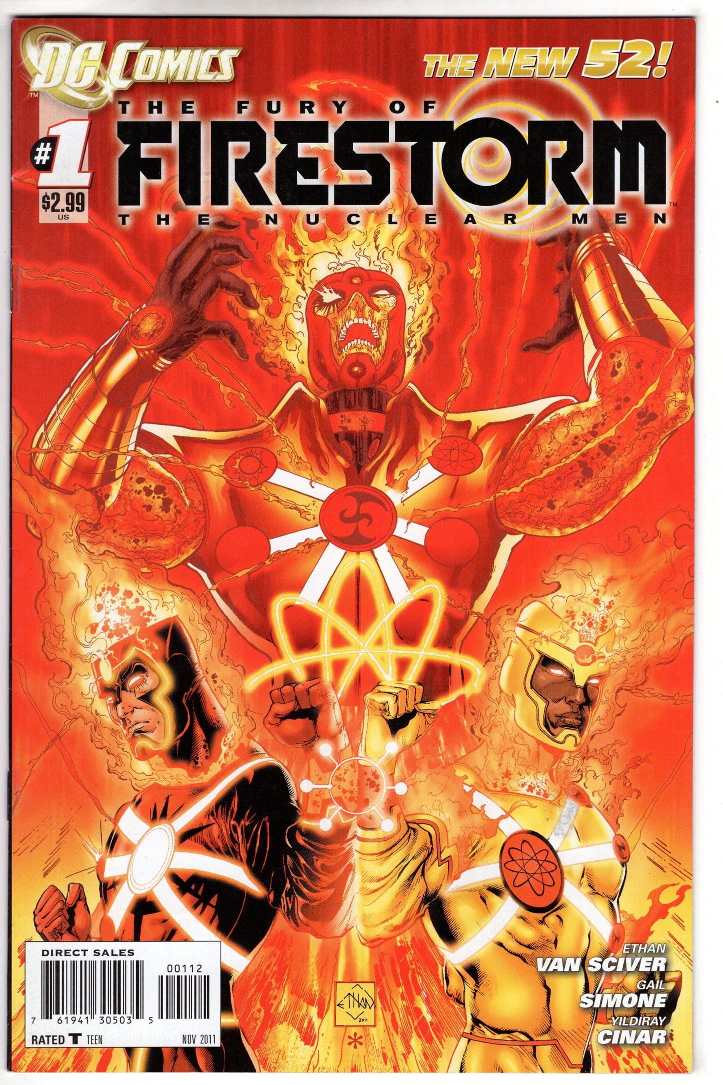 DC COMICS Comics FN/VF FURY OF FIRESTORM THE NUCLEAR MEN #1 2ND PTG