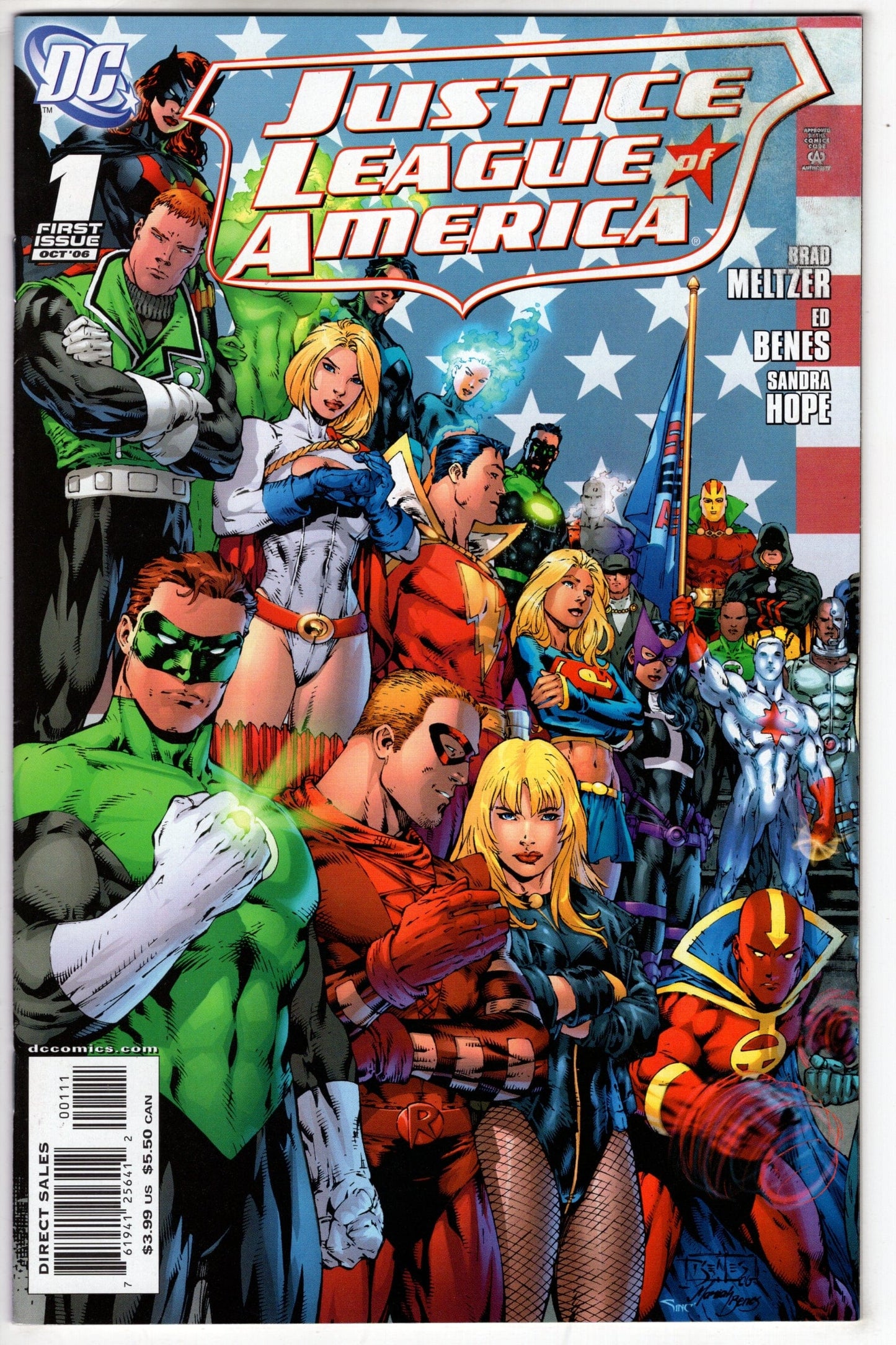 DC COMICS Comics JUSTICE LEAGUE OF AMERICA COVER A #1 (2ND SERIES)