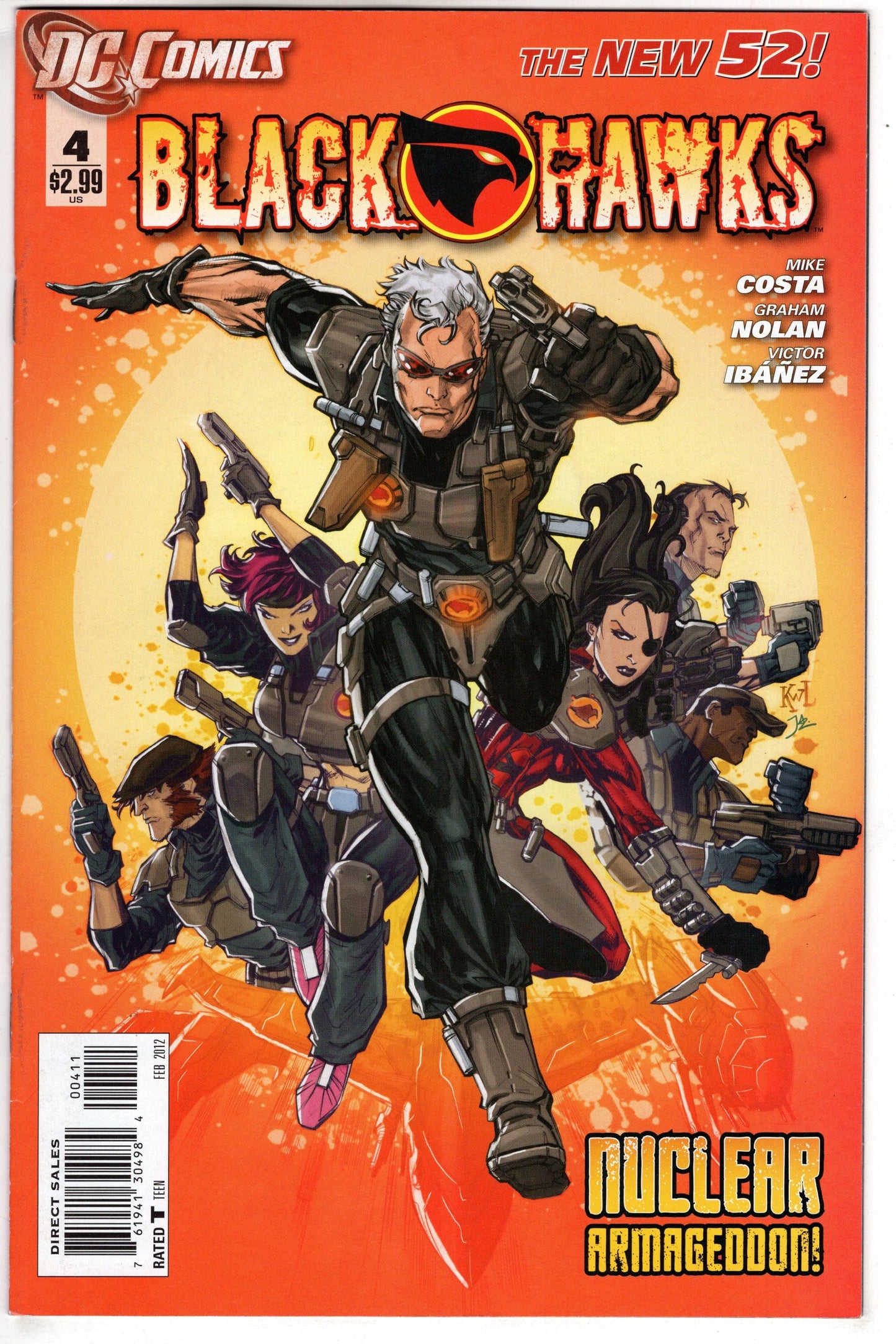 DC COMICS Comics VF+ BLACKHAWKS #4