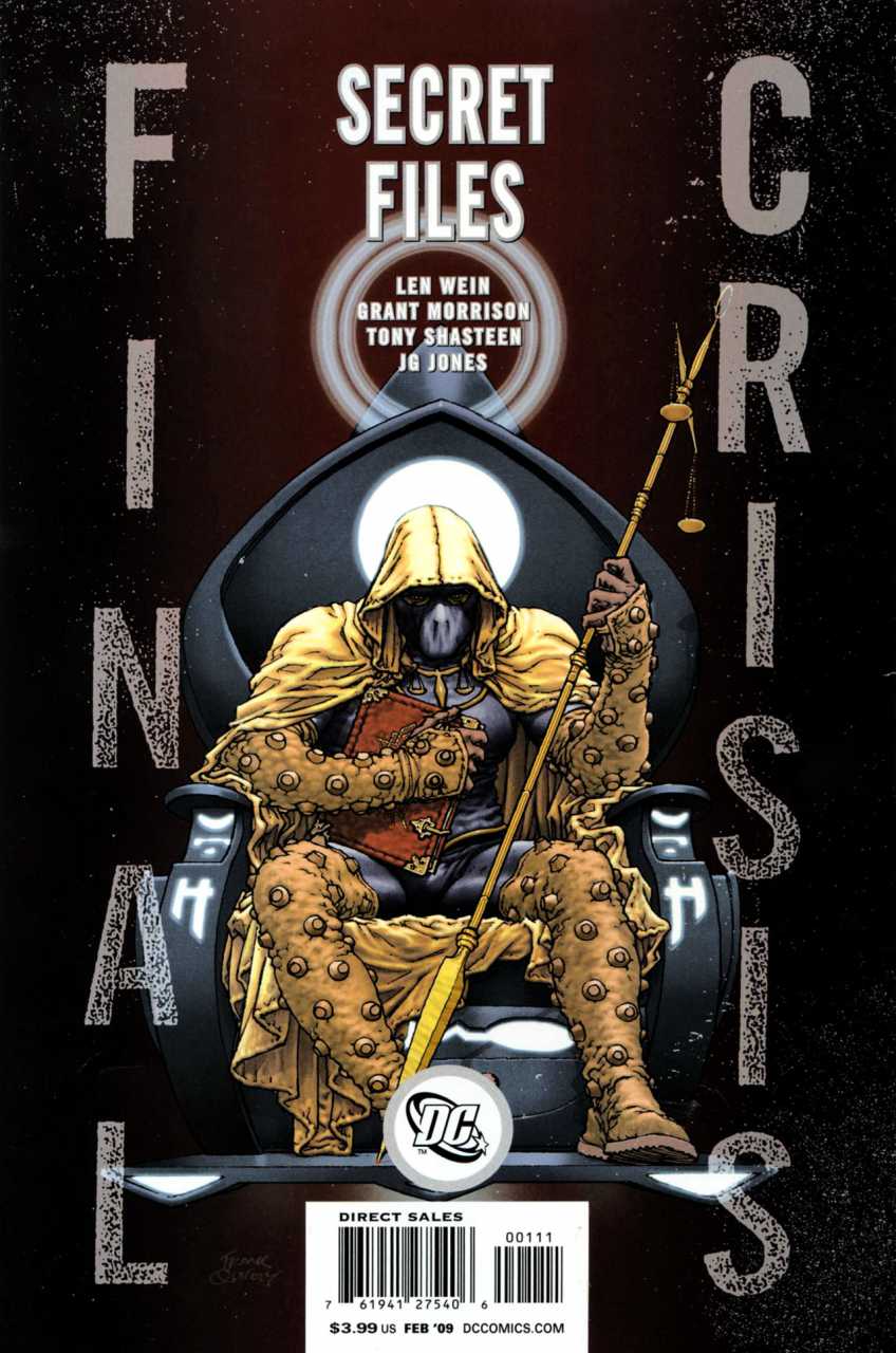 DC COMICS Comics VF+ FINAL CRISIS SECRET FILES #1