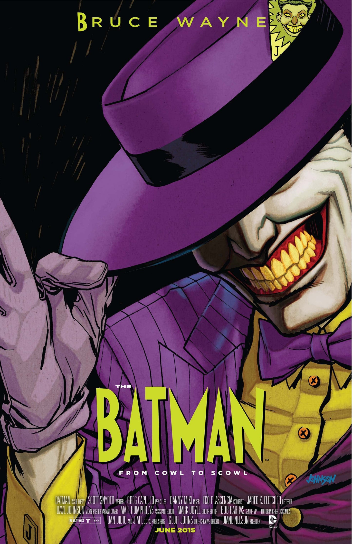 DC COMICS Comics VF/NM BATMAN #40 MOVIE POSTER VAR ED (ENDGAME)
