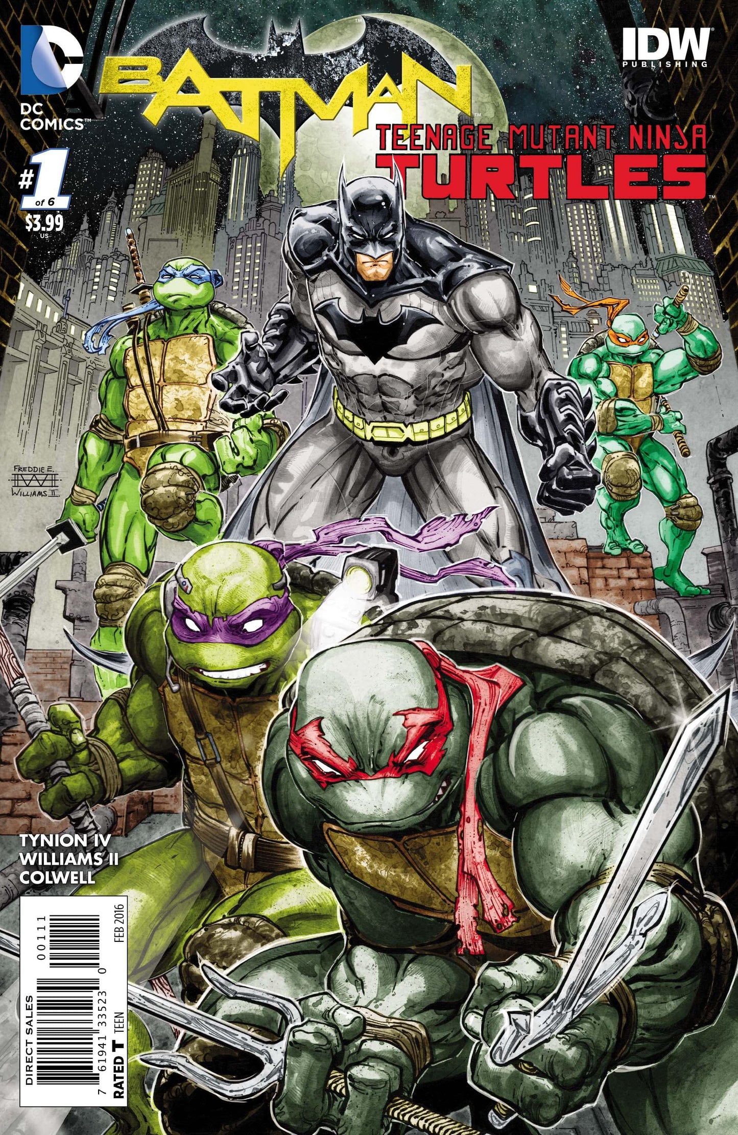 DC COMICS Comics VF/NM BATMAN TEENAGE MUTANT NINJA TURTLES #1 (OF 6)