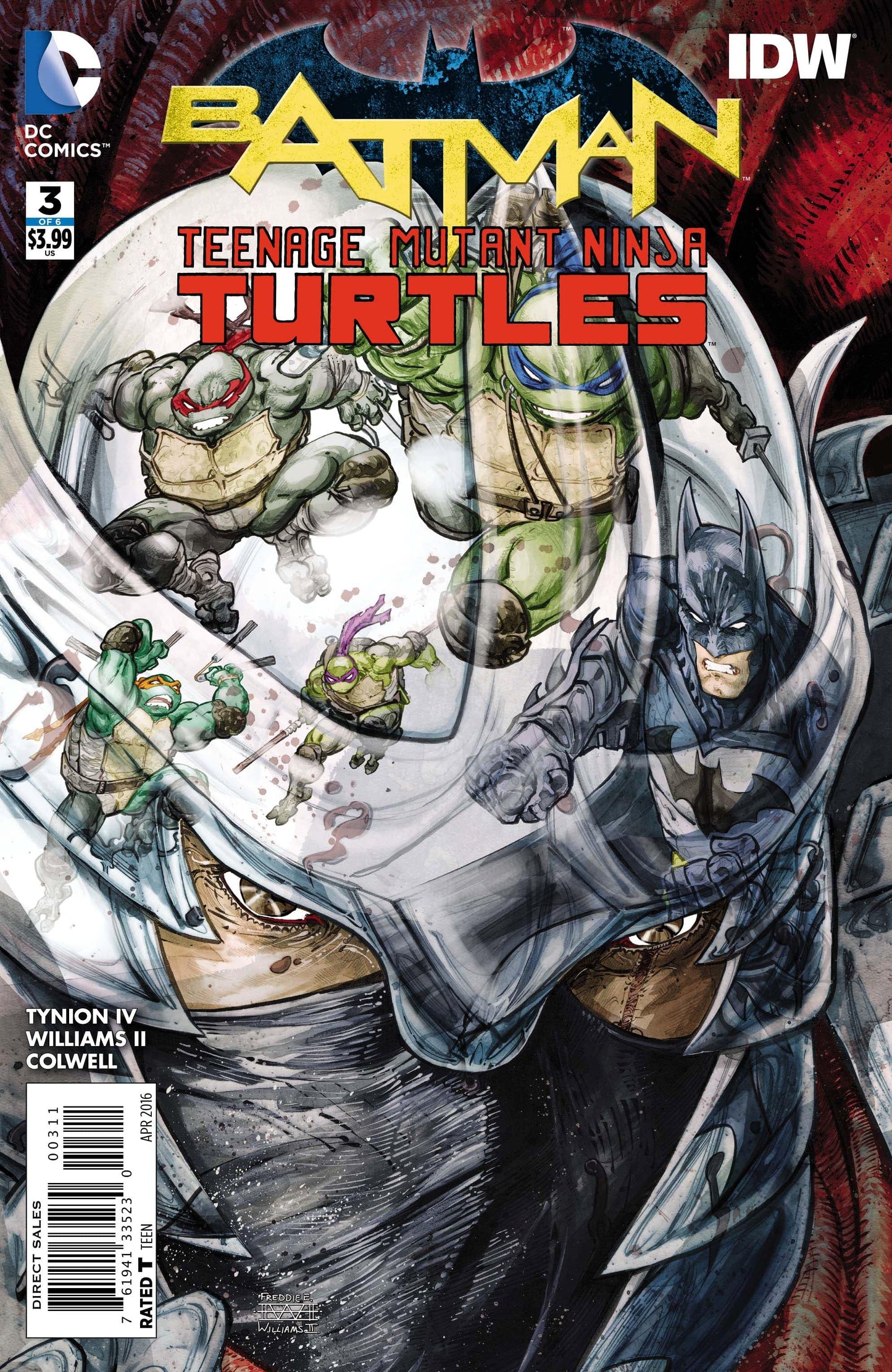 DC COMICS Comics VF/NM BATMAN TEENAGE MUTANT NINJA TURTLES #3 (OF 6)