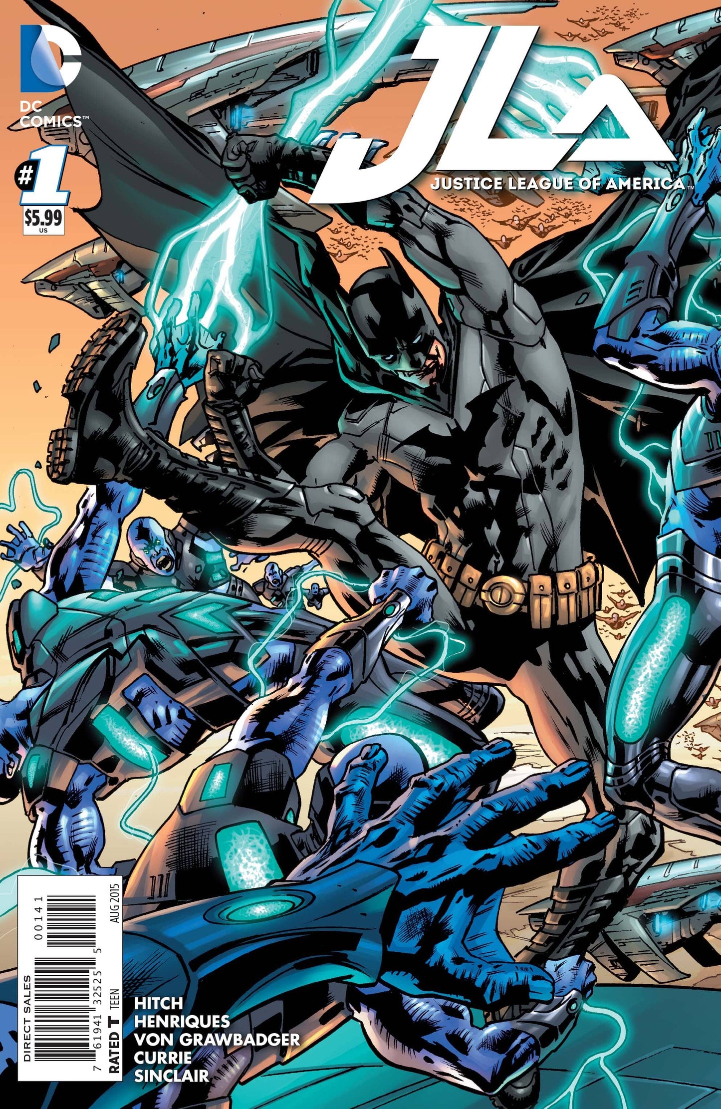 DC COMICS Comics VF/NM JUSTICE LEAGUE OF AMERICA #1 BATMAN VAR ED