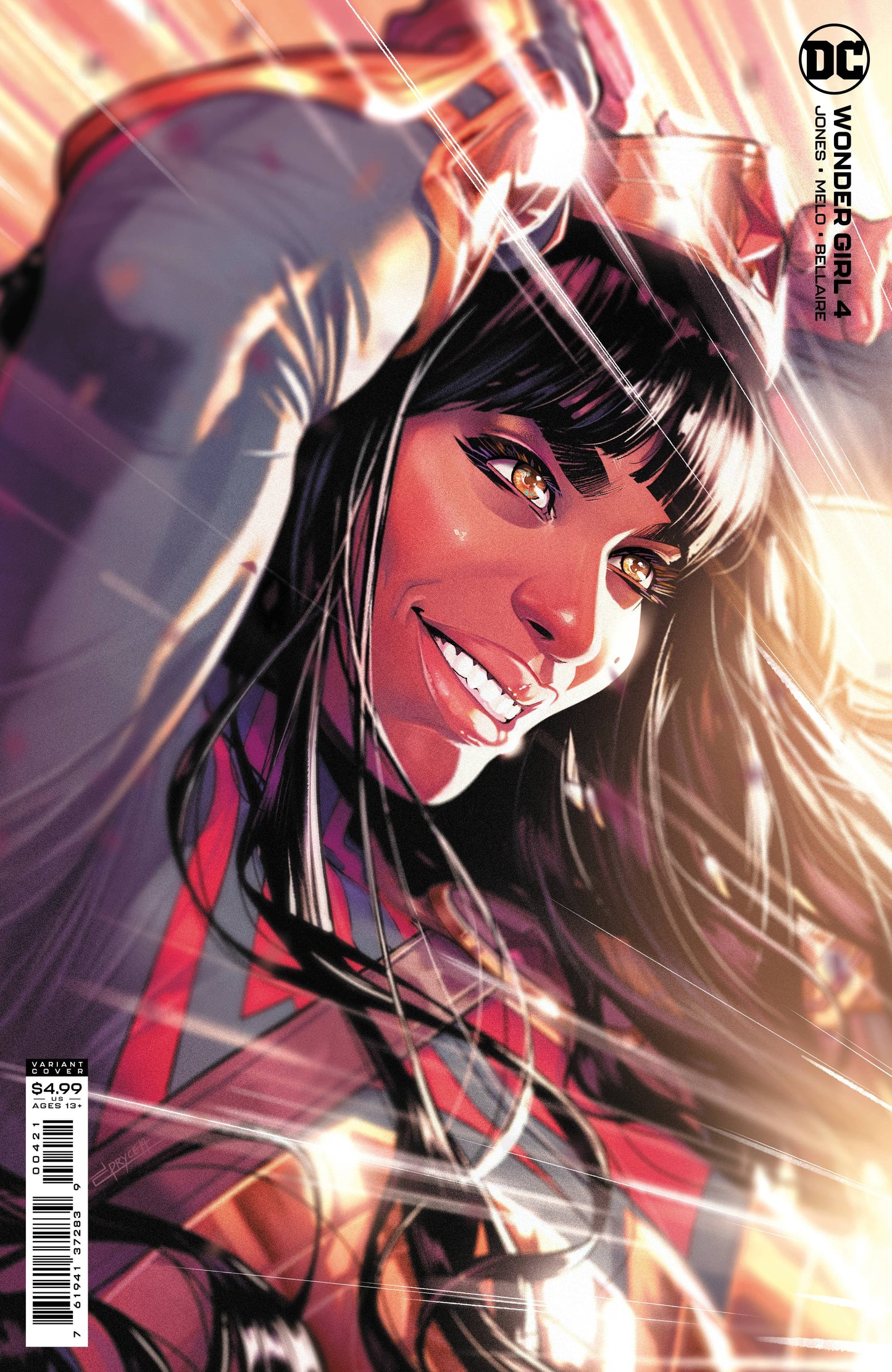 DC COMICS Comics VF/NM WONDER GIRL #4 CVR B CARDSTOCK