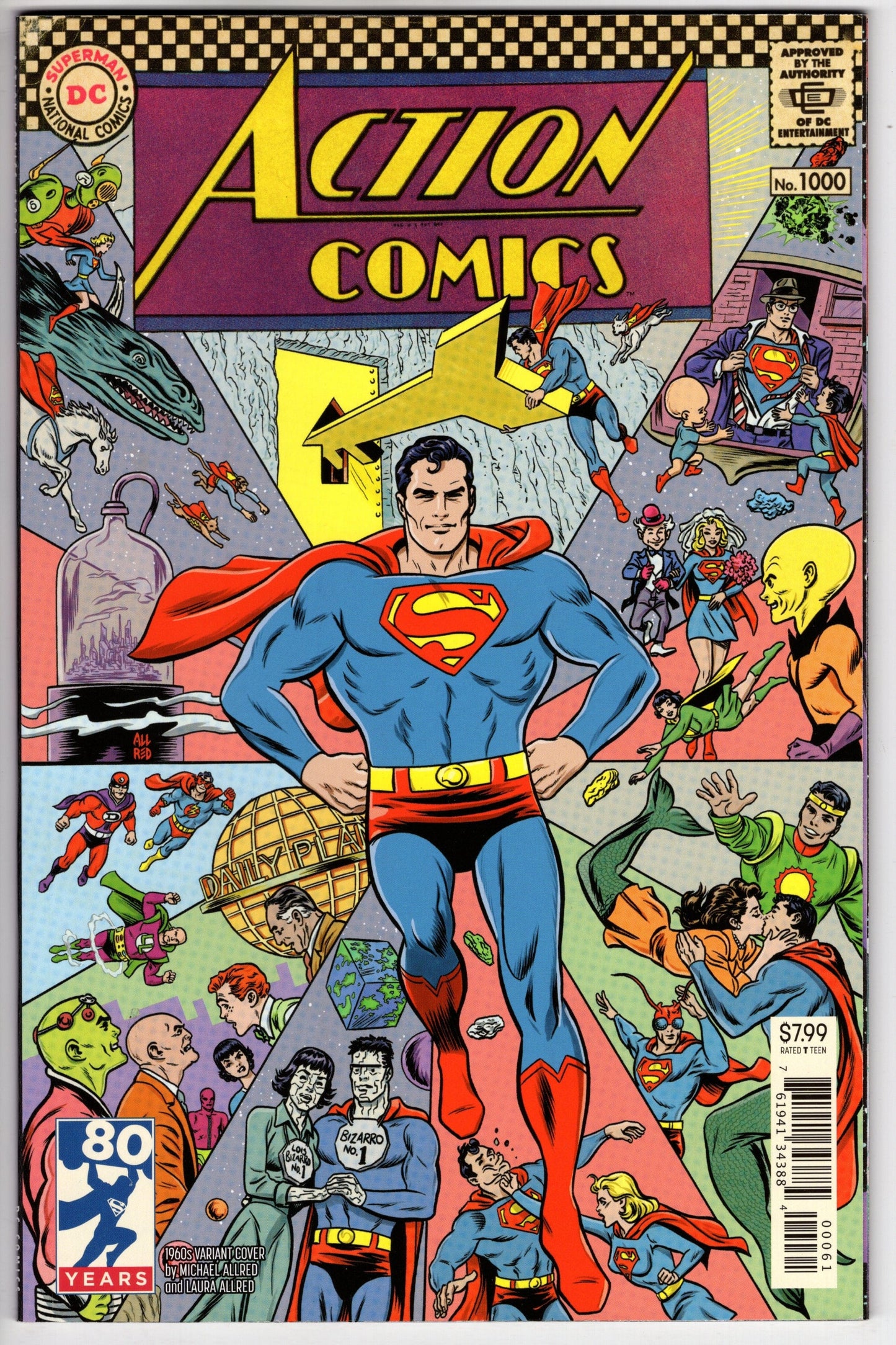 Dc Comics DC COMICS ACTION COMICS #1000 1960S VAR ED