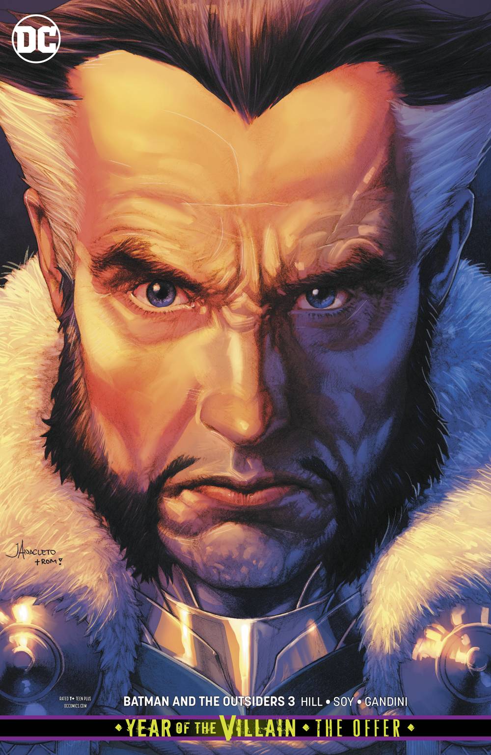 DC COMICS DC COMICS BATMAN AND THE OUTSIDERS #3 CARD STOCK VAR ED YOTV THE OFFER