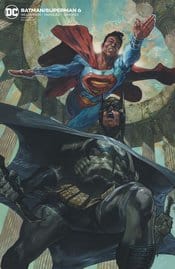 DC COMICS DC COMICS BATMAN SUPERMAN #6 CARD STOCK VAR ED