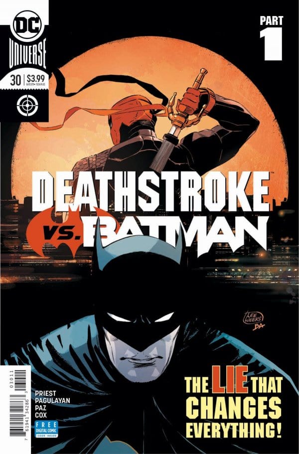 Dc Comics Dc Comics DEATHSTROKE VERSUS BATMAN, PART 1 OF 6: THE BURNING WALL