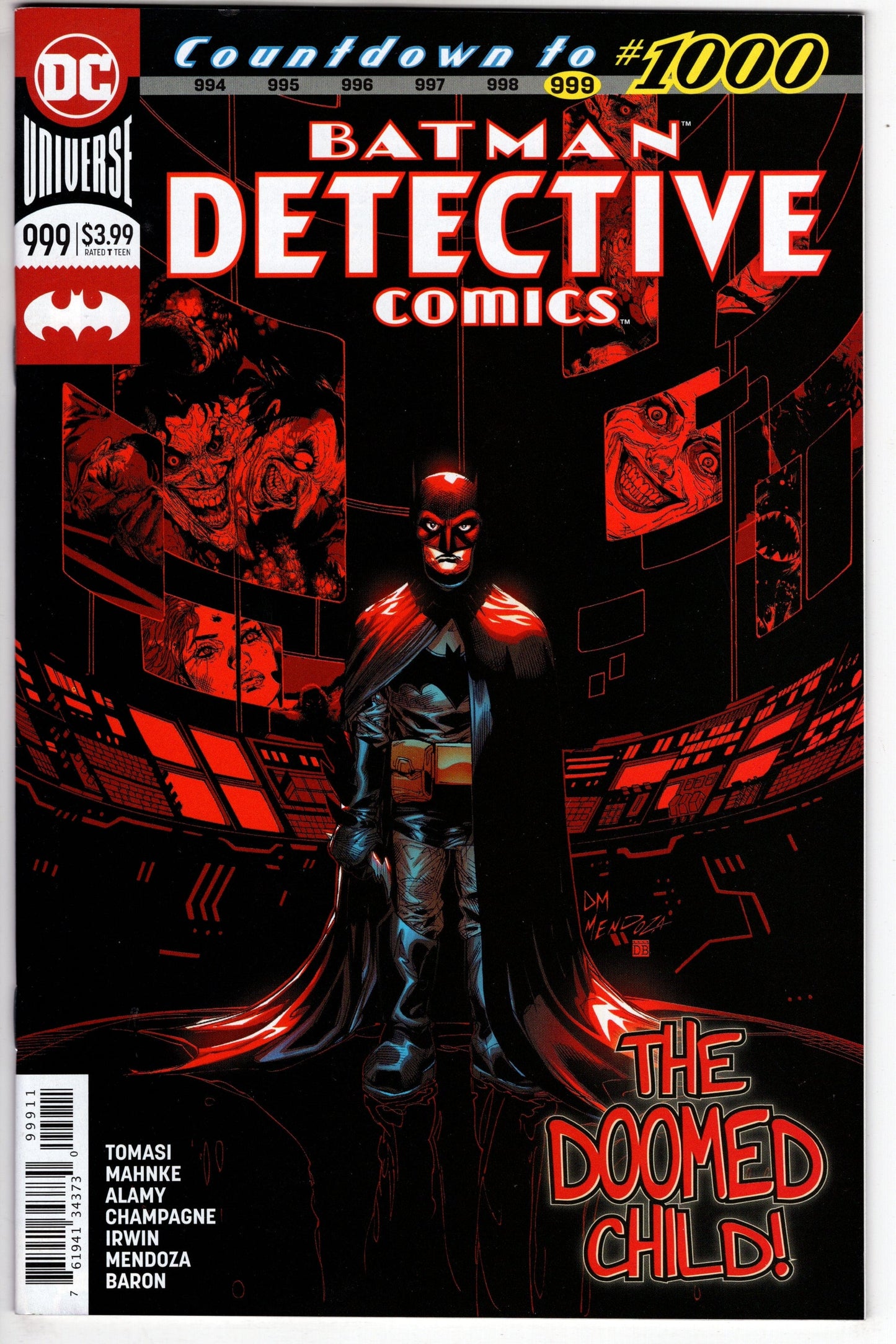 DC COMICS DC COMICS DETECTIVE COMICS #999