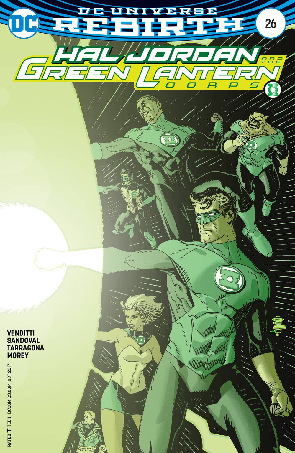 Dc Comics Dc Comics HAL JORDAN AND THE GREEN LANTERN CORPS #26 VAR ED