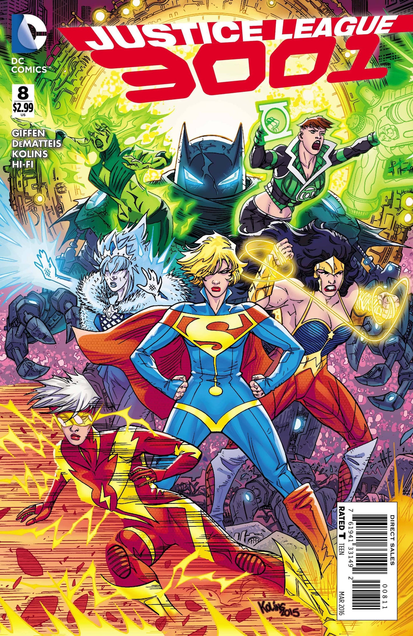 Dc Comics Dc Comics JUSTICE LEAGUE 3001 #8