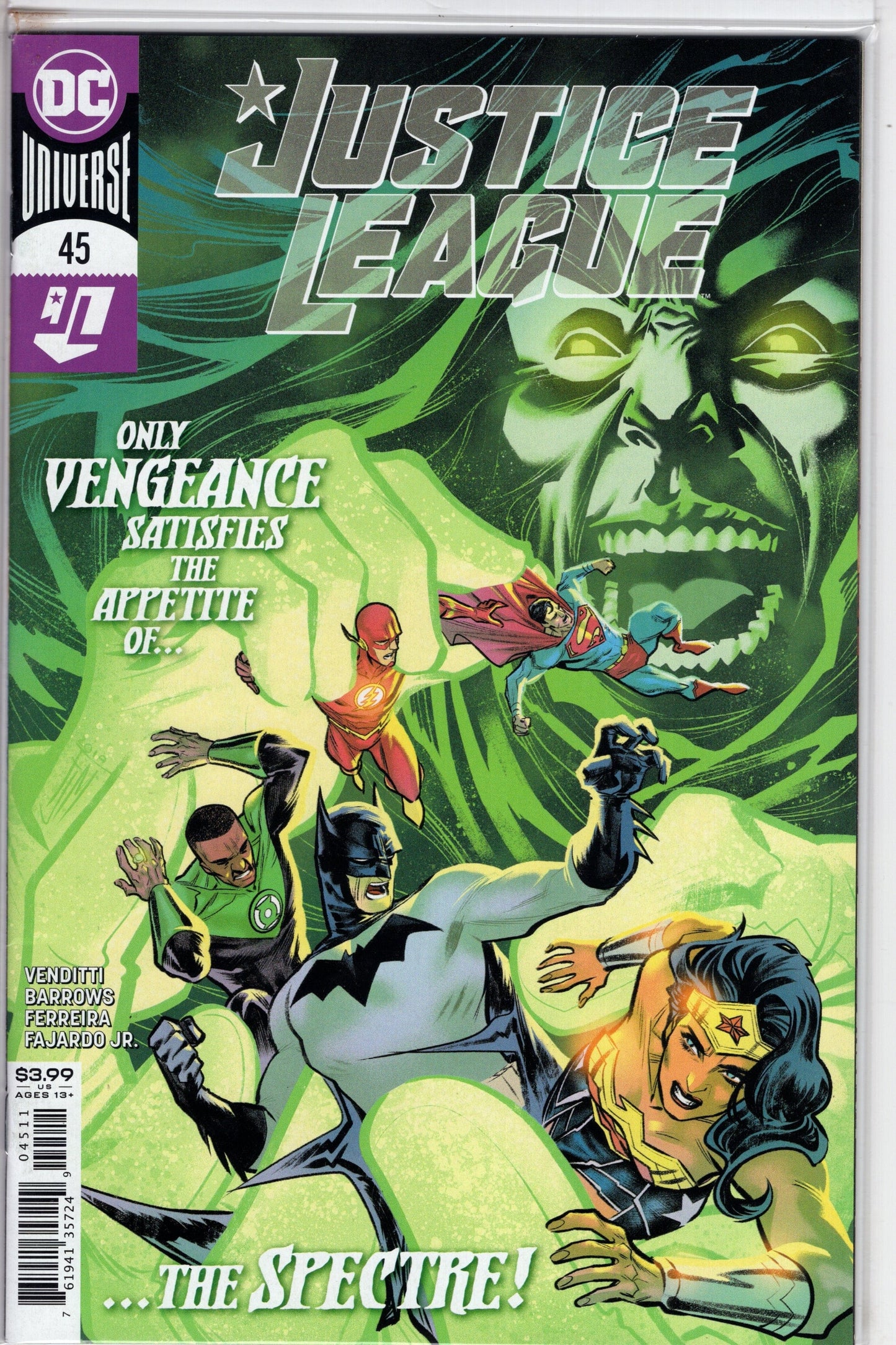 DC COMICS DC COMICS JUSTICE LEAGUE #45