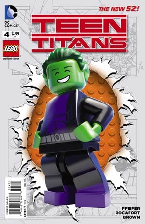 DC COMICS DC COMICS TEEN TITANS #4 LEGO VAR ED