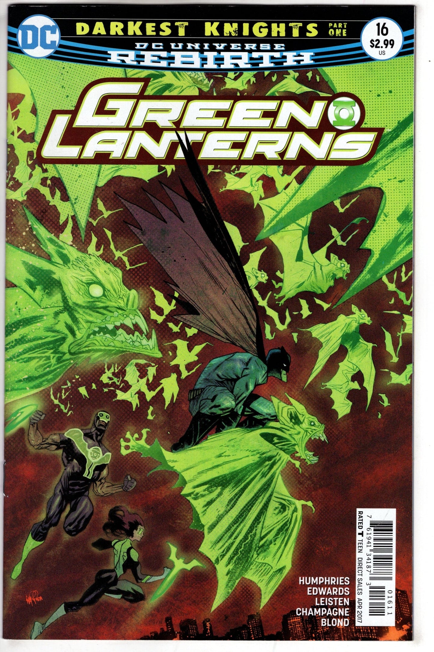 DC COMICS GREEN LANTERNS #16