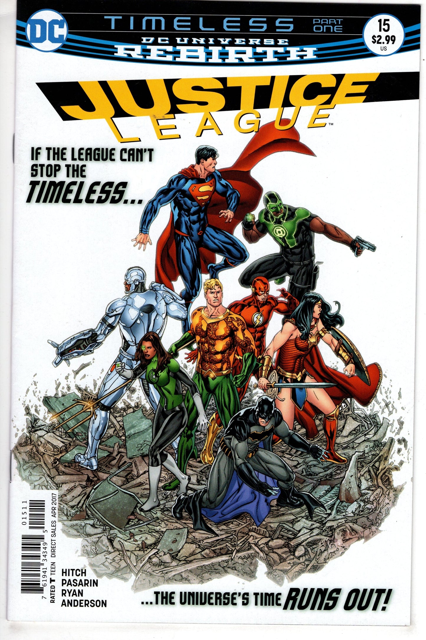 DC COMICS JUSTICE LEAGUE #15 (3RD SERIES)