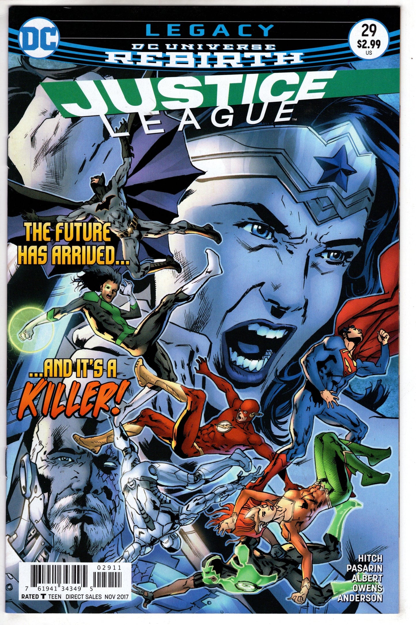 DC COMICS JUSTICE LEAGUE #29