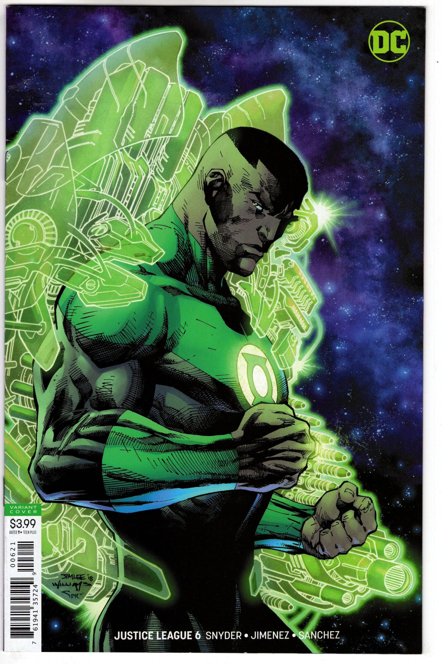 DC COMICS JUSTICE LEAGUE #6 VAR ED