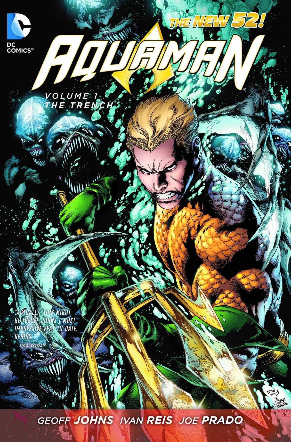 DC COMICS TRADE AQUAMAN TP VOL 01 THE TRENCH (N52)