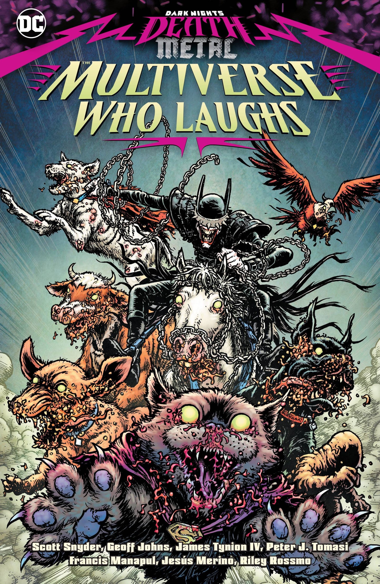 DC COMICS trade DARK NIGHTS DEATH METAL THE MULTIVERSE WHO LAUGHS TP