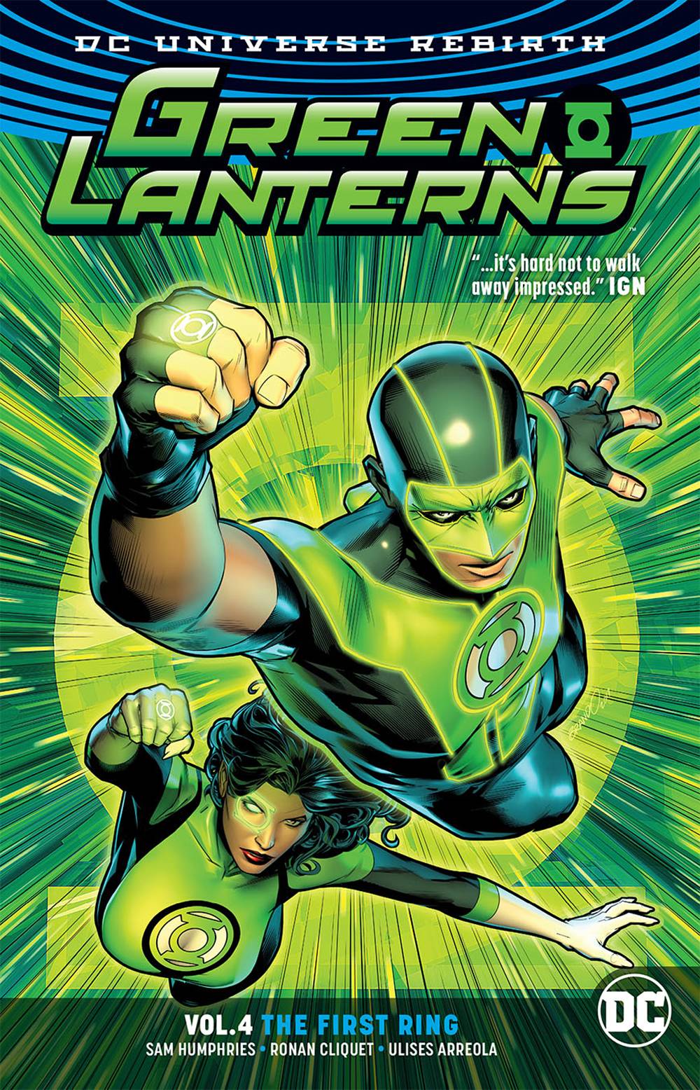 DC COMICS TRADE GREEN LANTERNS TP VOL 04 THE FIRST RINGS (REBIRTH)