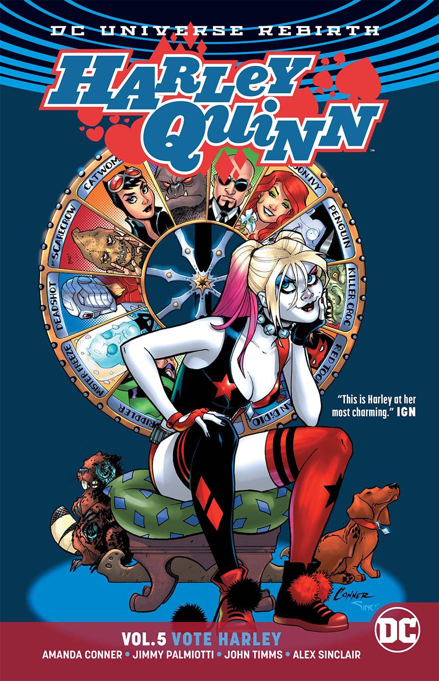 DC COMICS TRADE HARLEY QUINN TP VOL 05 VOTE HARLEY REBIRTH