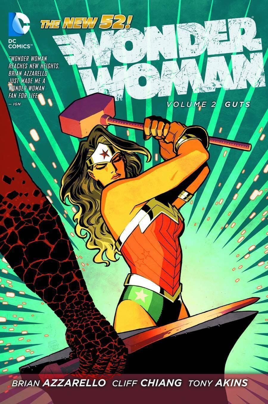 DC COMICS TRADE WONDER WOMAN TP VOL 02 GUTS (N52)