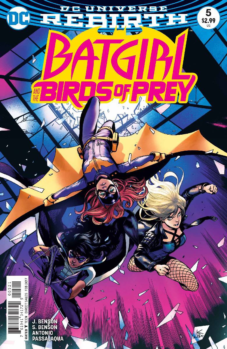 DC COMICS VF/NM BATGIRL AND THE BIRDS OF PREY #5 VAR ED