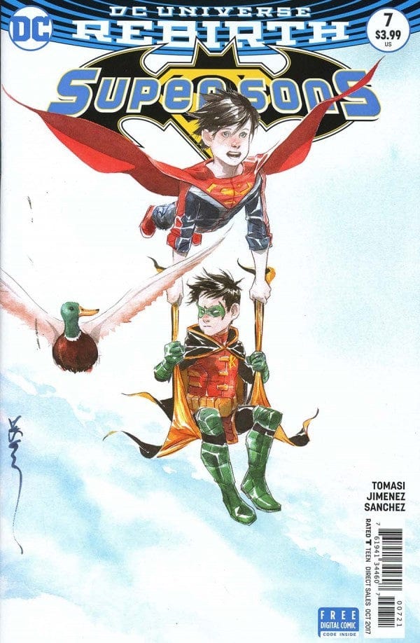 DC COMICS VF/NM SUPER SONS #7 VAR ED