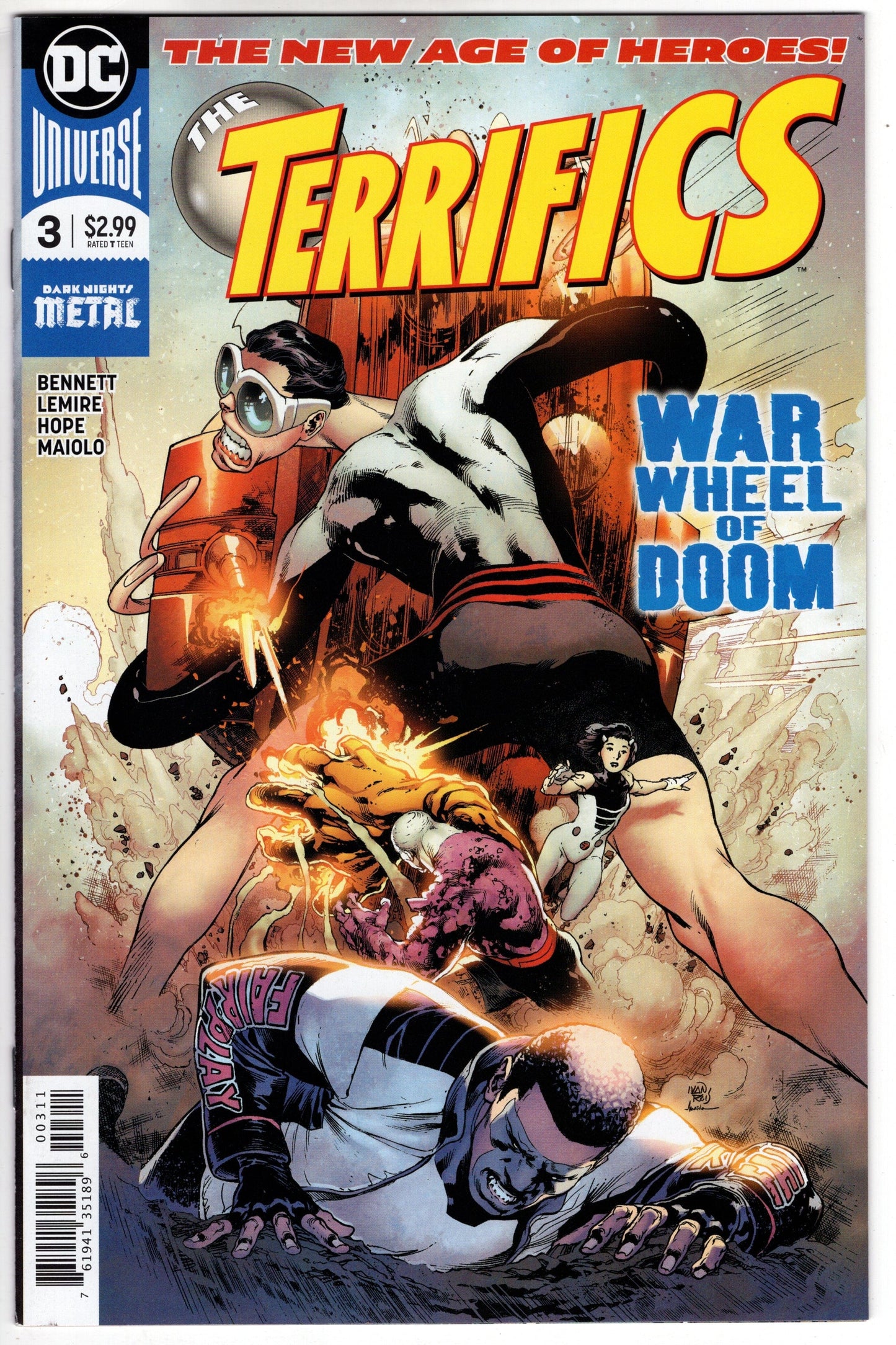 DC COMICS VF/NM TERRIFICS #3