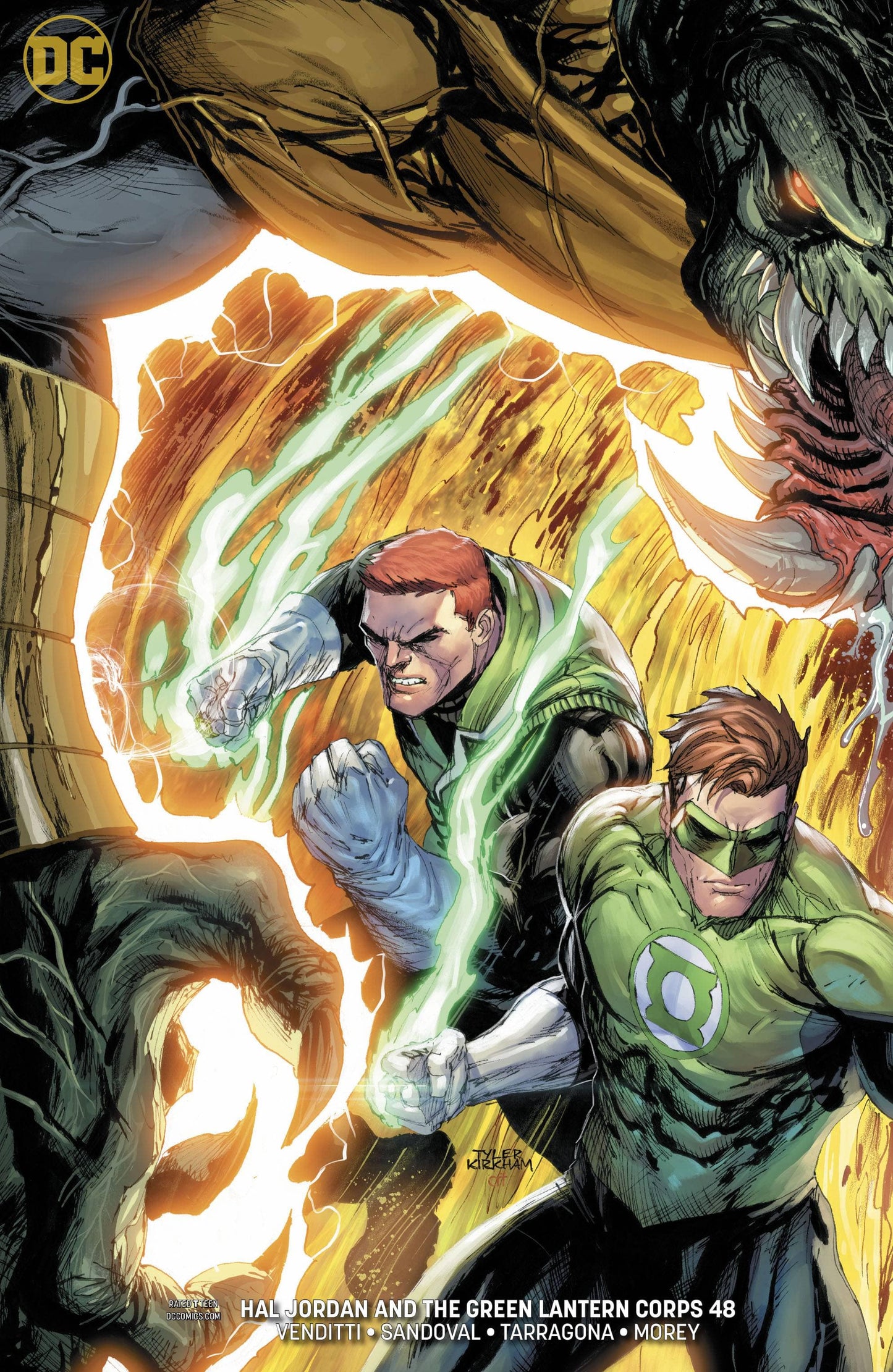 DC Dc Comics HAL JORDAN AND THE GREEN LANTERN CORPS #48 VAR ED