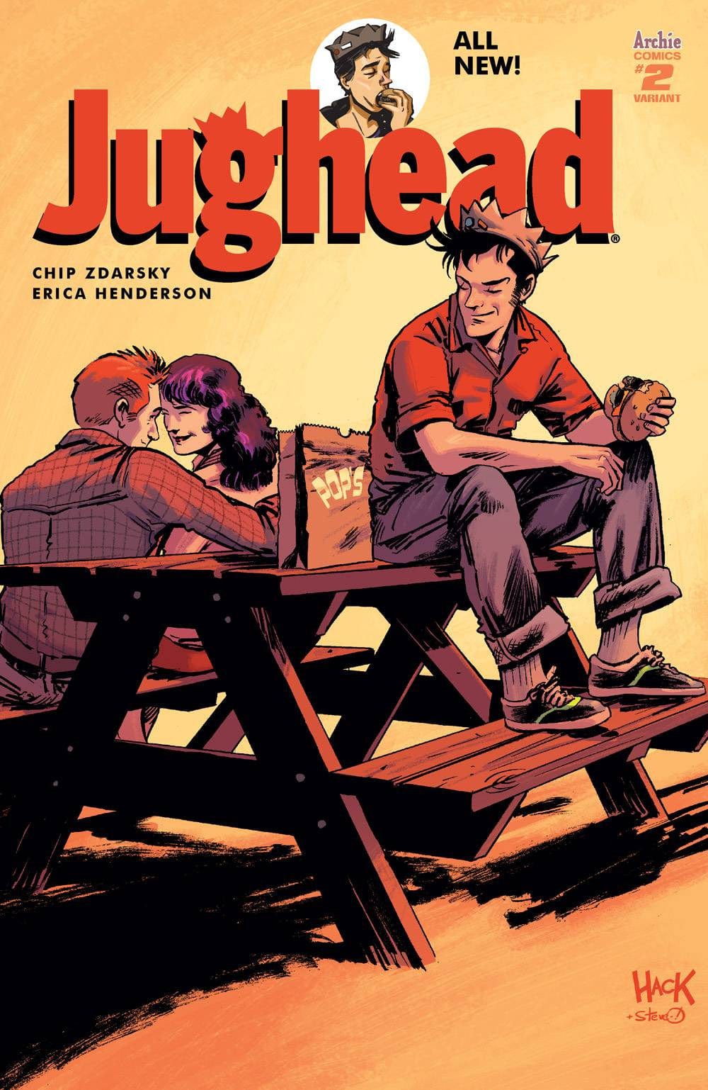 Diamond ARCHIE COMIC PUBLICATIONS JUGHEAD #2 HACK VAR CVR D