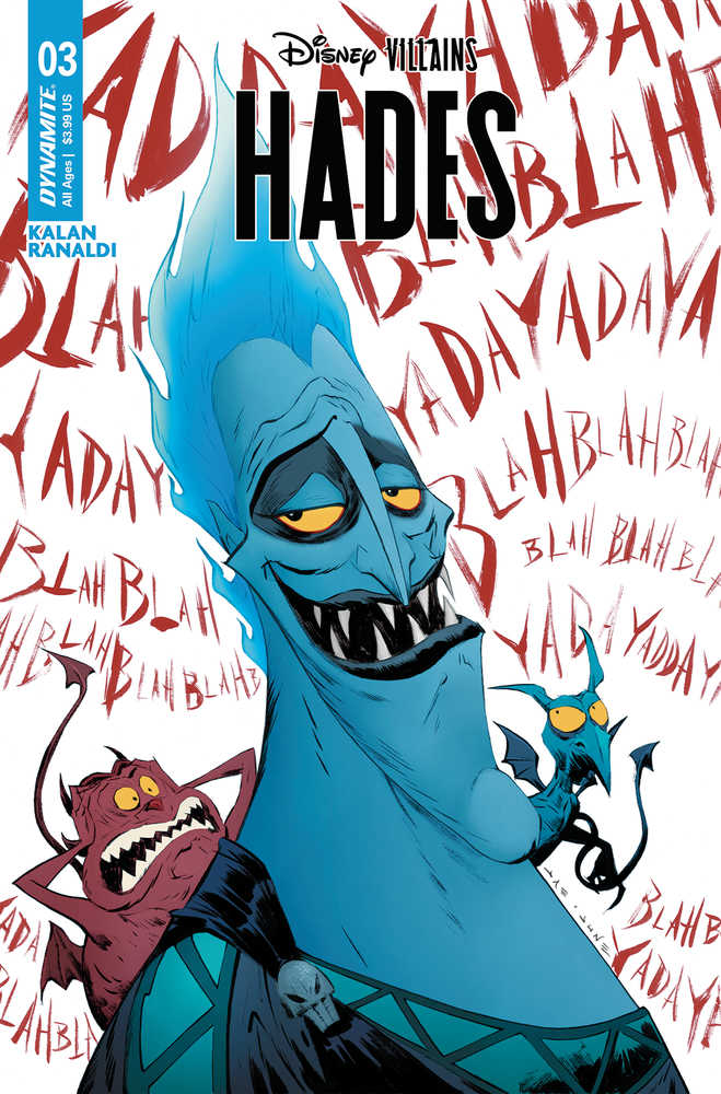 DYNAMITE COMIC BOOK Disney Villains Hades #3 Cover B Lee