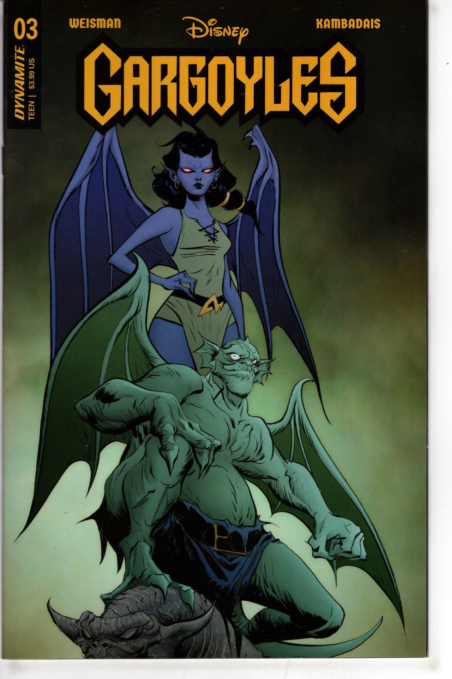 DYNAMITE COMIC BOOK Gargoyles #3 Cover E Lee