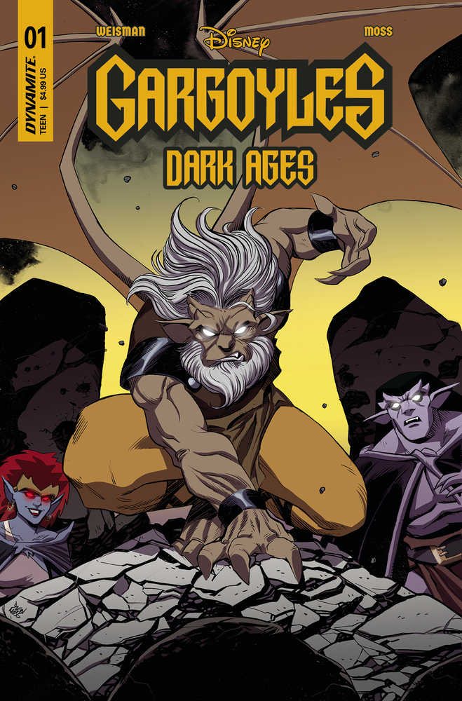 DYNAMITE COMIC BOOK Gargoyles Dark Ages #1 Cover I 10 Copy Moss Original